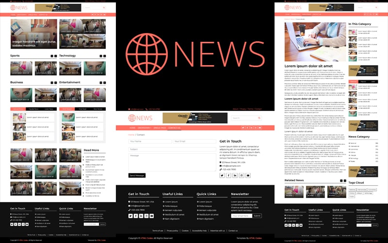Bootstrap News Template Free Download Free Html Template