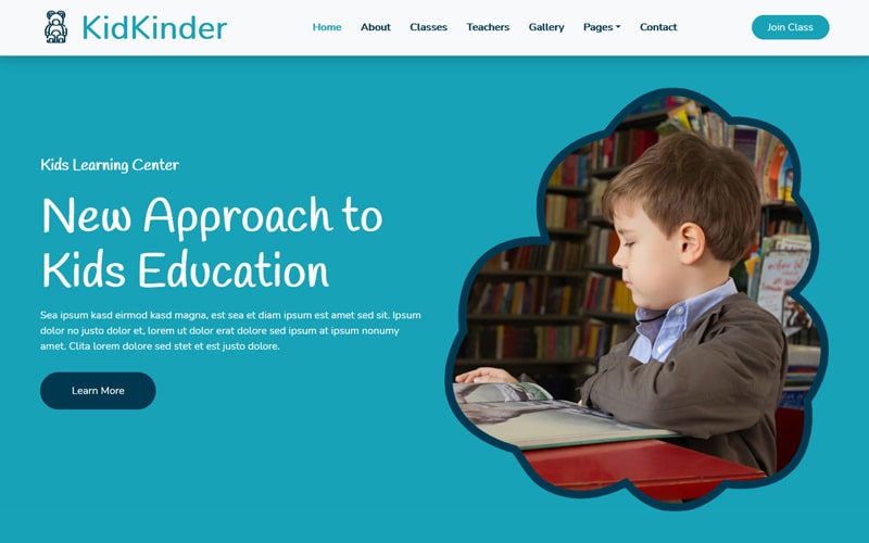 writing websites for kindergarten