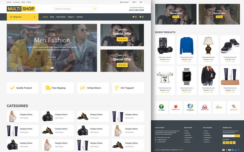 How to Create Online Clothing Store Using Fashion Website Template In 5  Minutes [FREE]