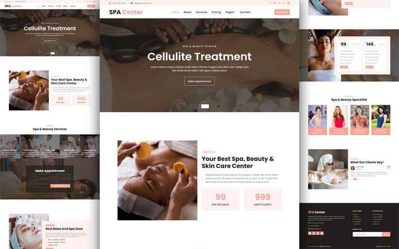 Spa HTML Template Free Download - HTML Codex