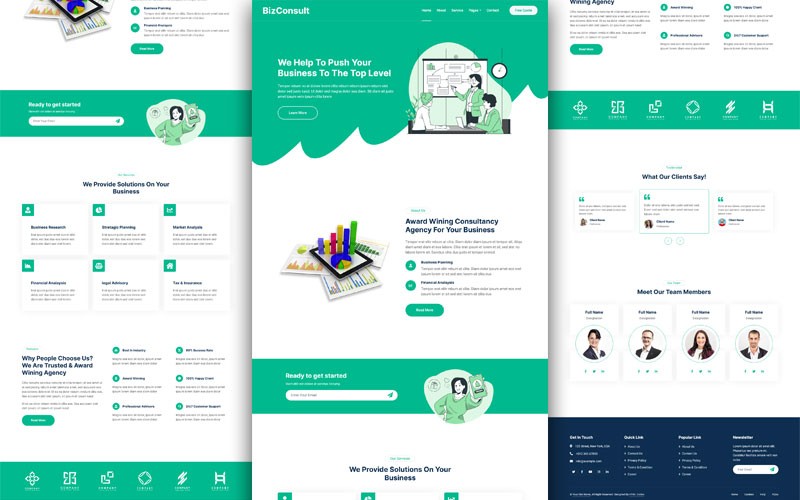 BizConsult – Consulting HTML Template