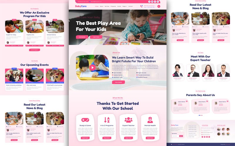 Free and customizable daycare templates